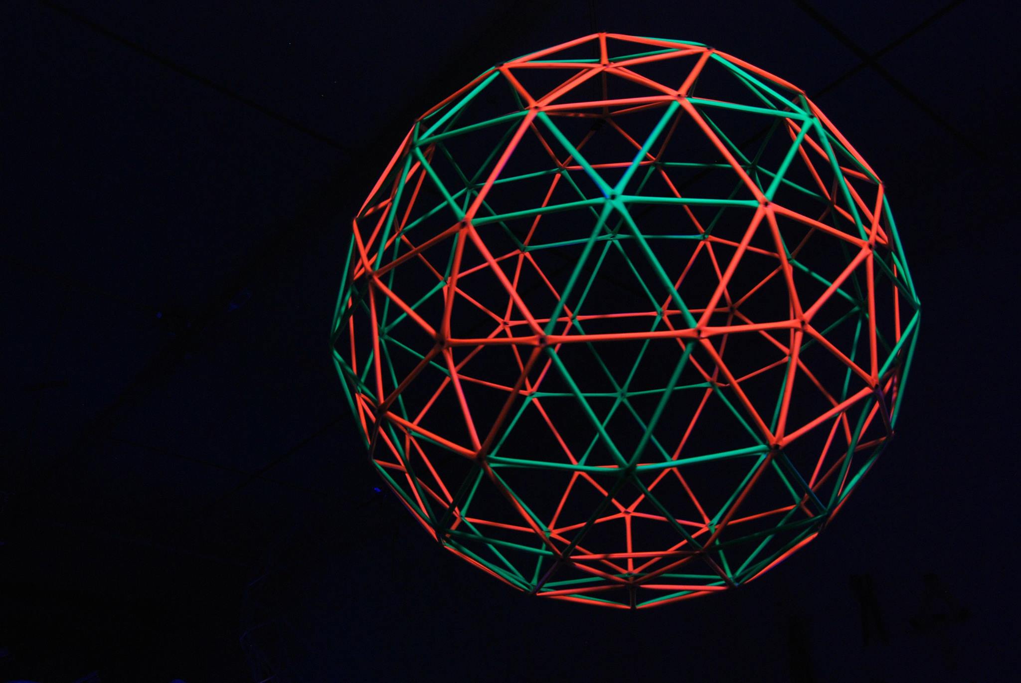 Orange-green structure